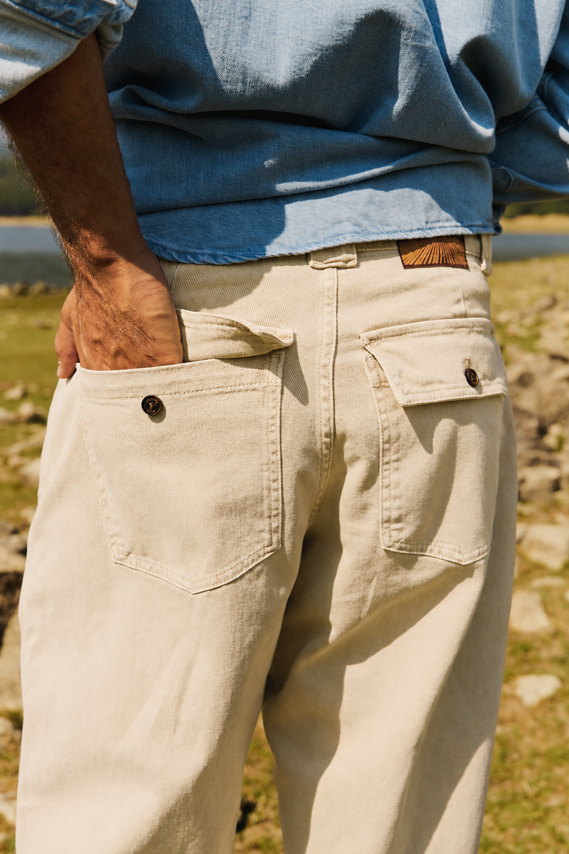 Cosme® Candle - Pantalón Capri Tipo Chino Relaxed-Tapered Cut