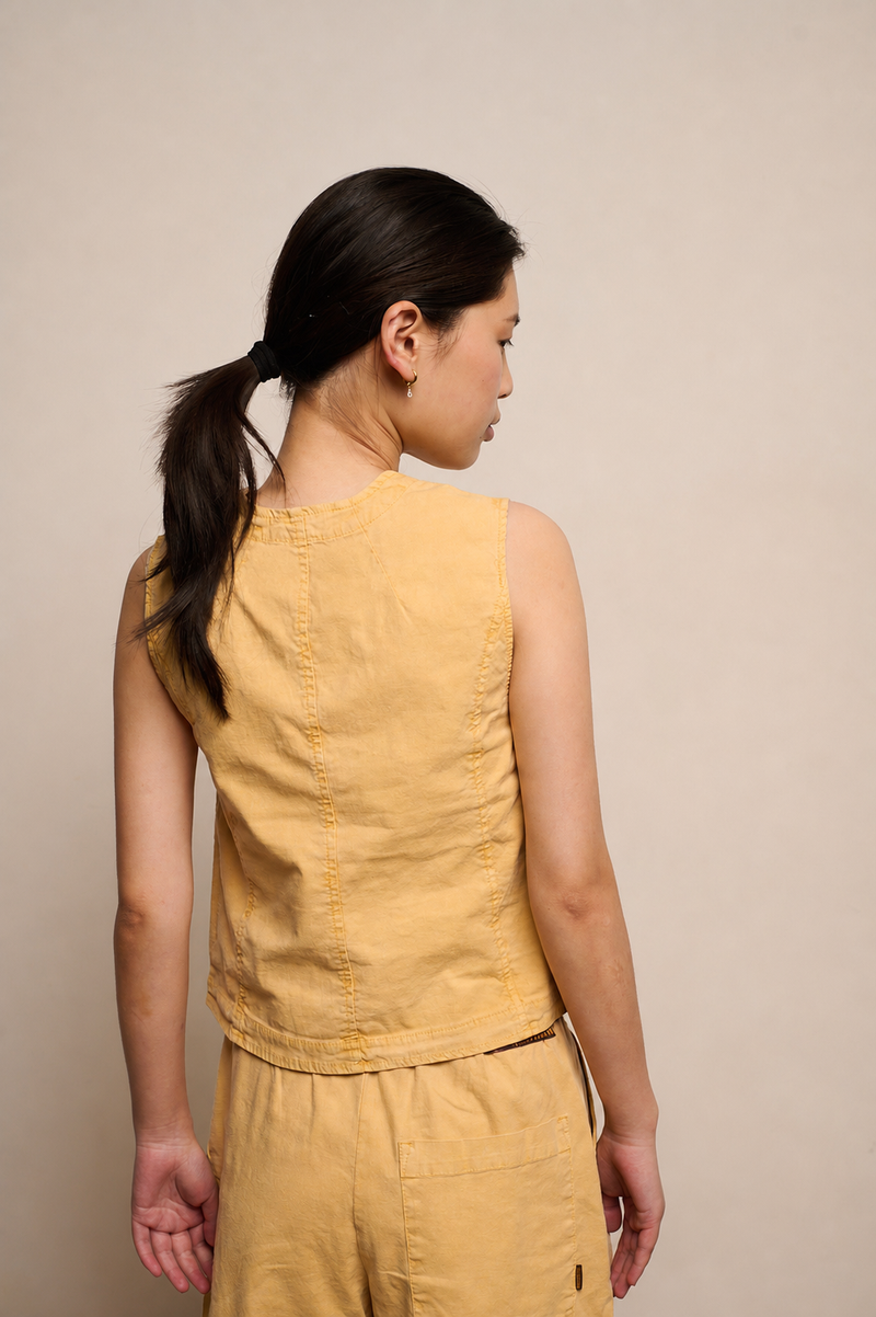 Mathilda Pastel Lemon - Chaleco Regular Fit
