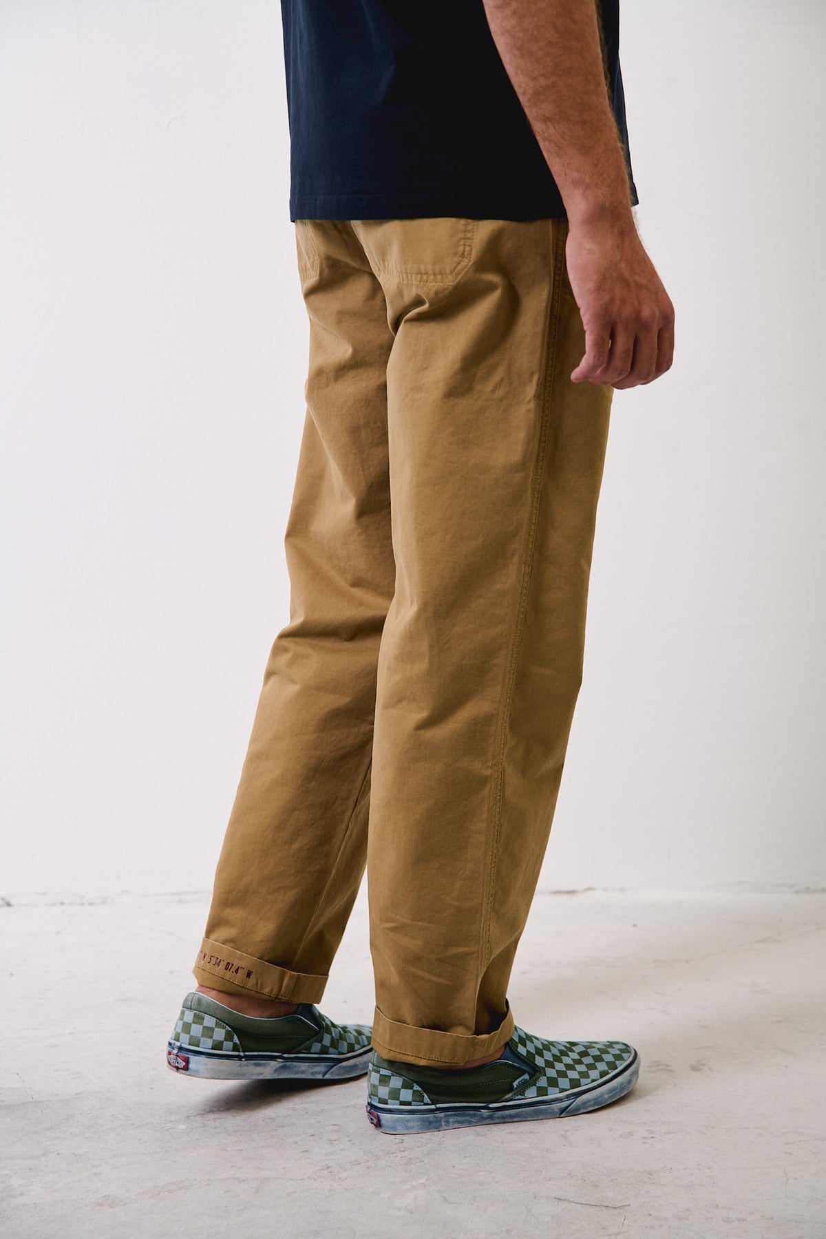 Clemen Caramel - Pantalón Chino Con Pinzas Straight Cut