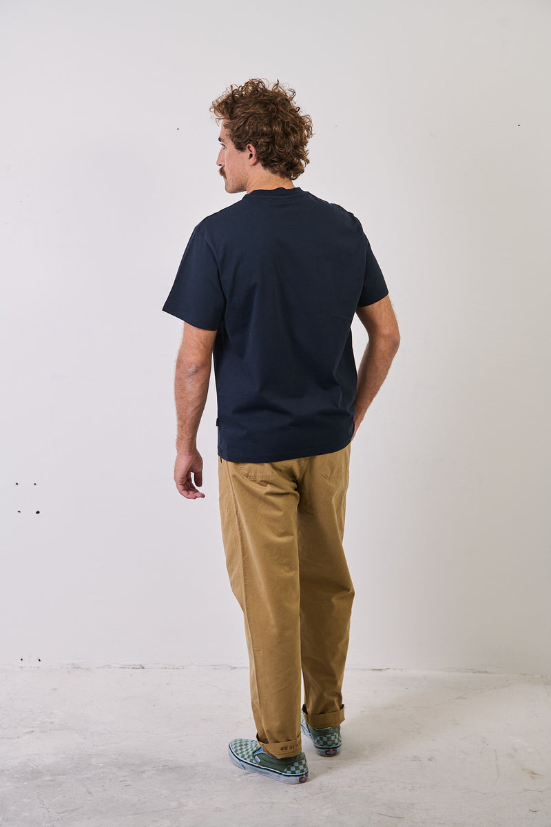 Clemen Caramel - Pantalón Chino Con Pinzas Straight Cut