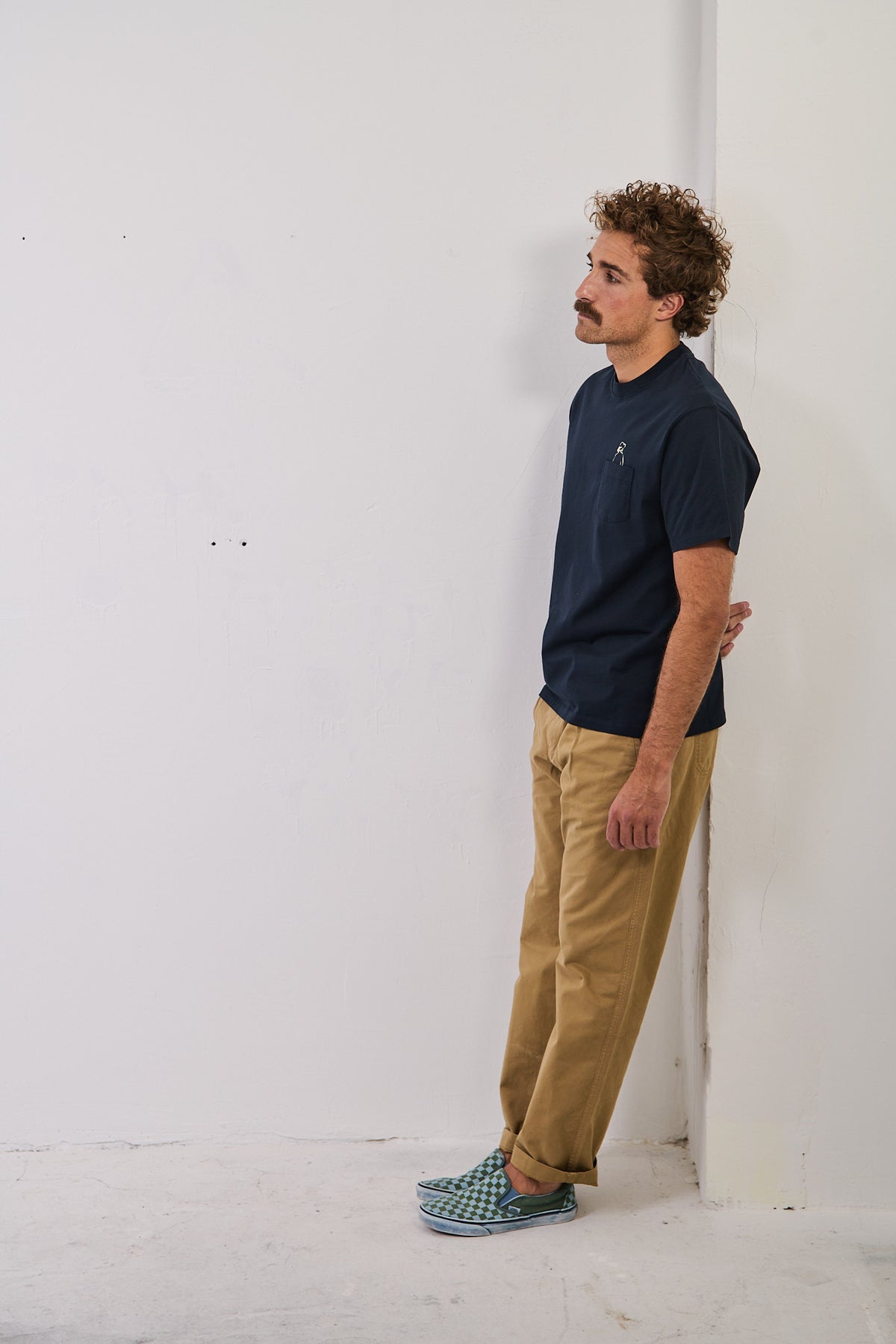 Clemen Caramel - Pantalón Chino Con Pinzas Straight Cut