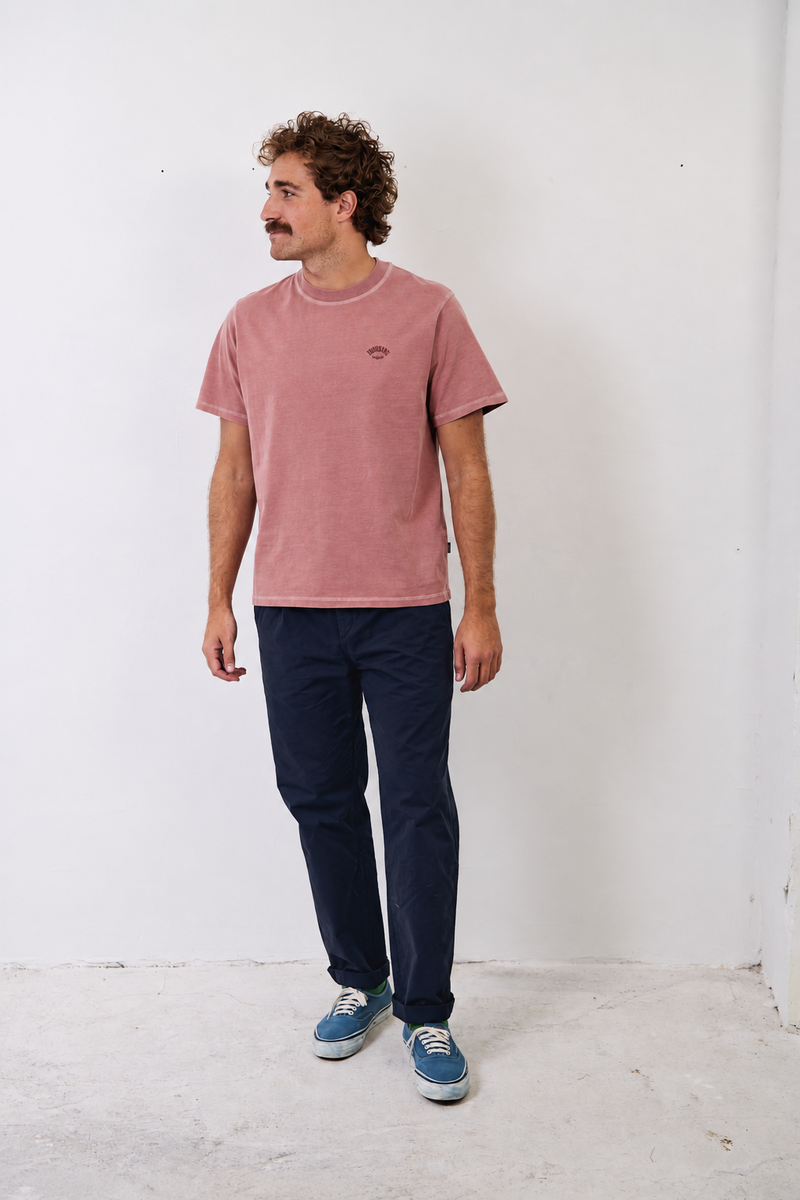 Clemen Marine - Pantalón Chino Con Pinzas Straight Cut