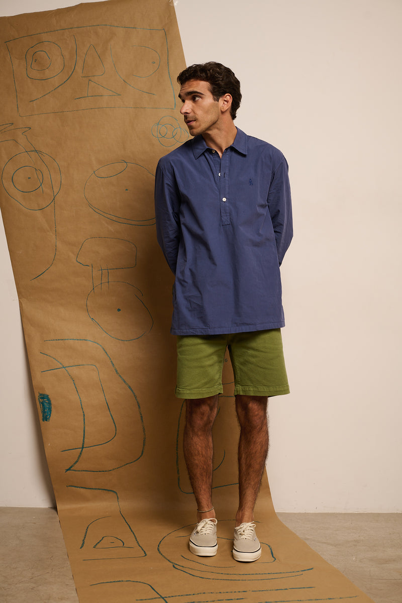 Clemen Short Dusty leave - Bermuda  Relaxed Fit Chino Style