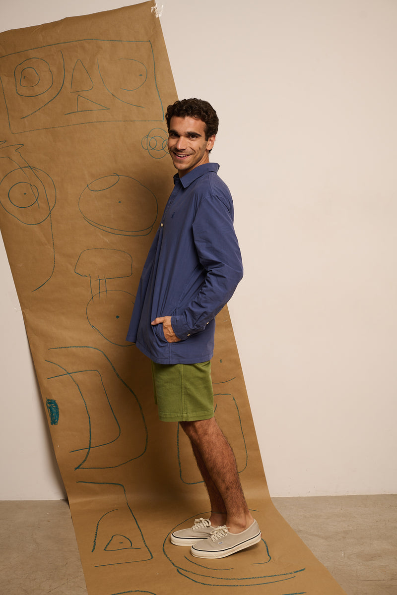 Clemen Short Dusty leave - Bermuda  Relaxed Fit Chino Style