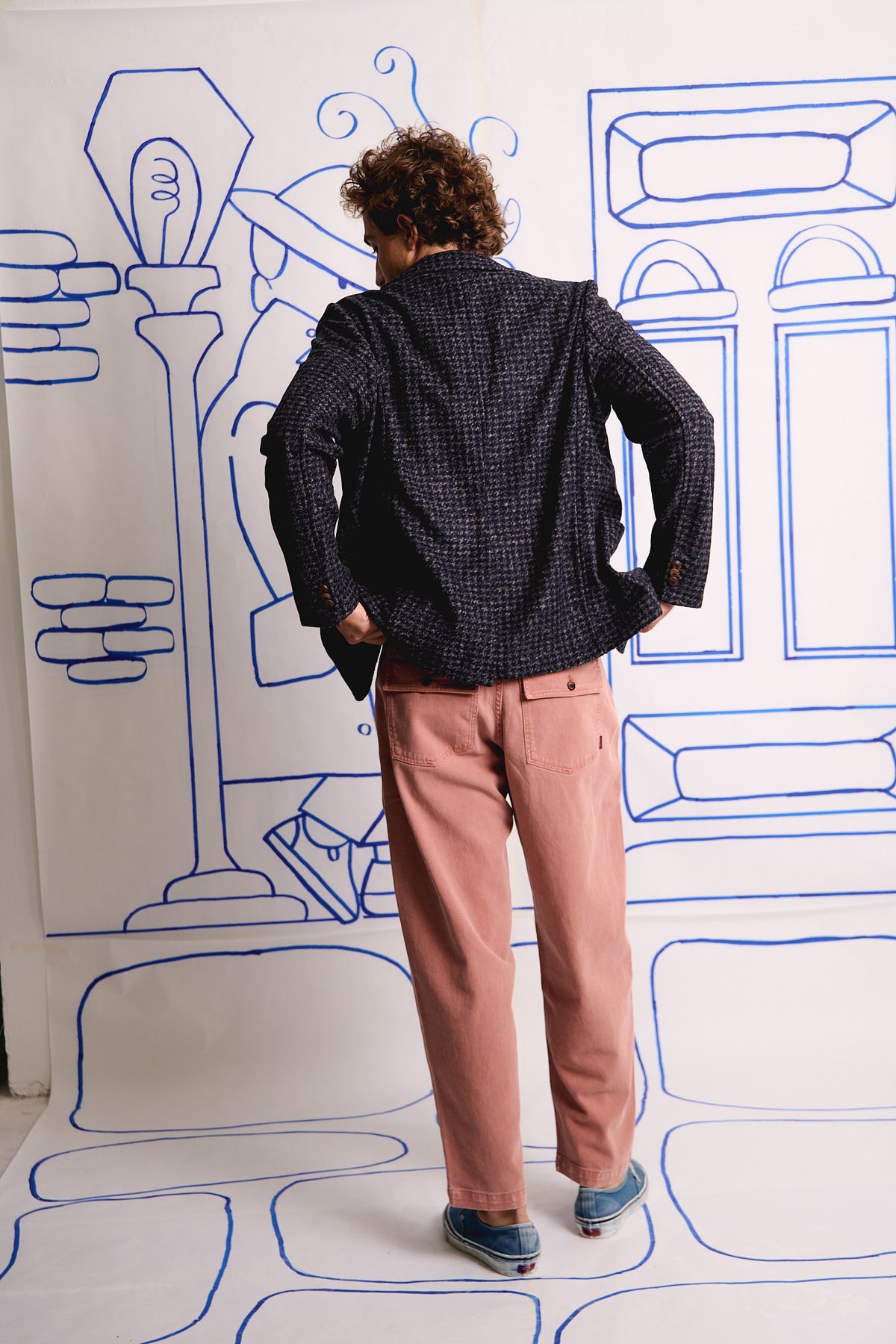 Cosme® Autumn Leaf - Pantalón Capri Tipo Chino Relaxed-Tapered Cut