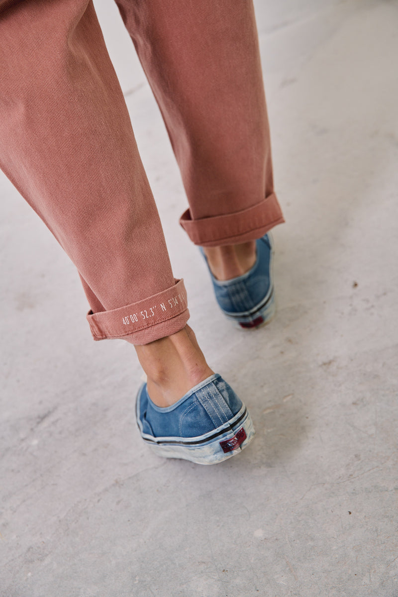 Cosme® Autumn Leaf - Pantalón Capri Tipo Chino Relaxed-Tapered Cut