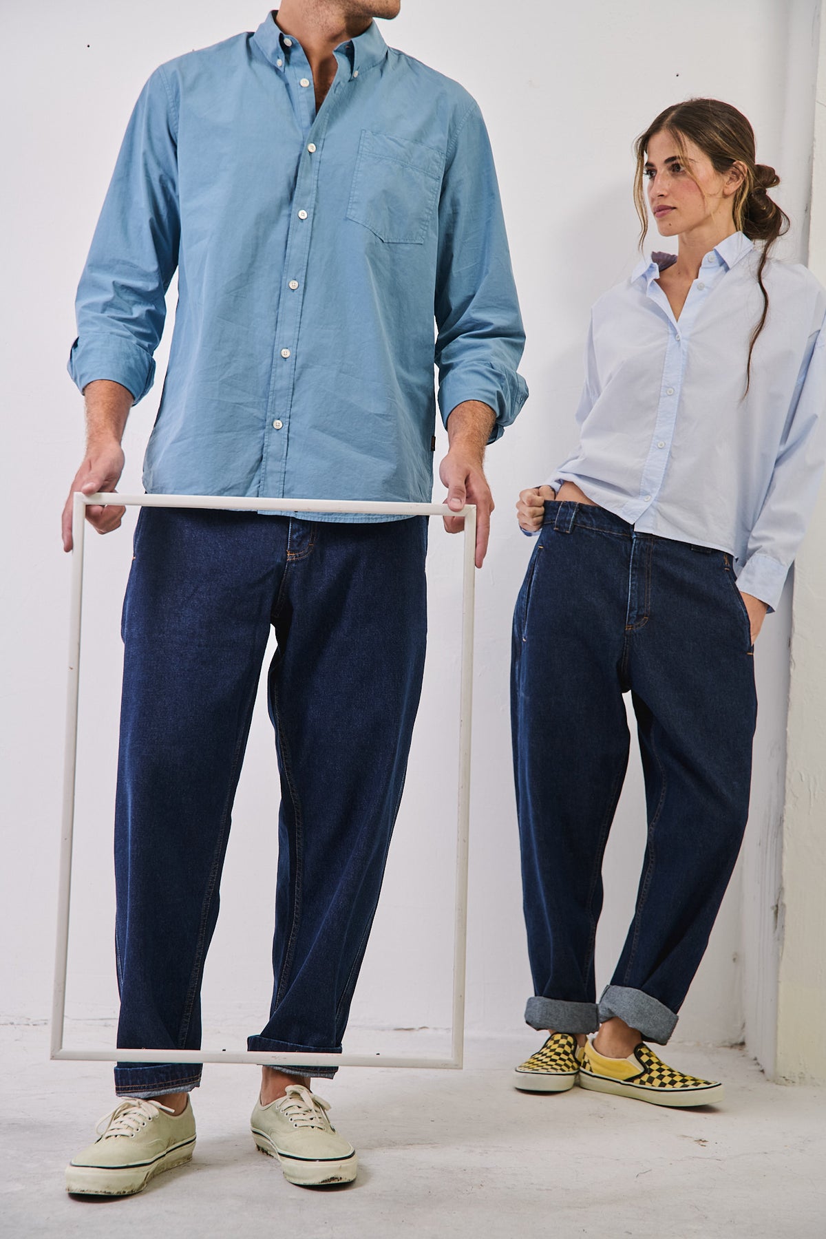 Cosme Denim - Pantalón tipo Chino Relaxed-Tapered Cut