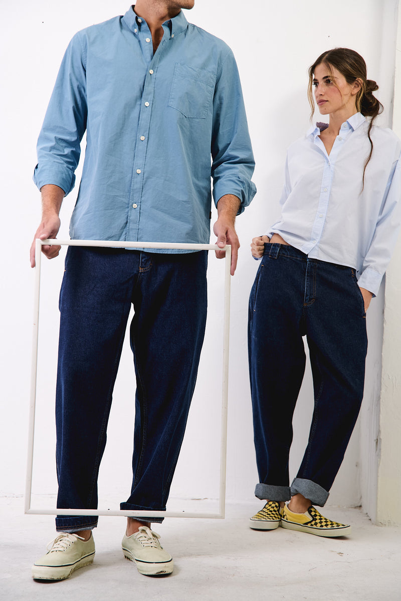 Cosme Denim - Pantalón tipo Chino Relaxed-Tapered Cut