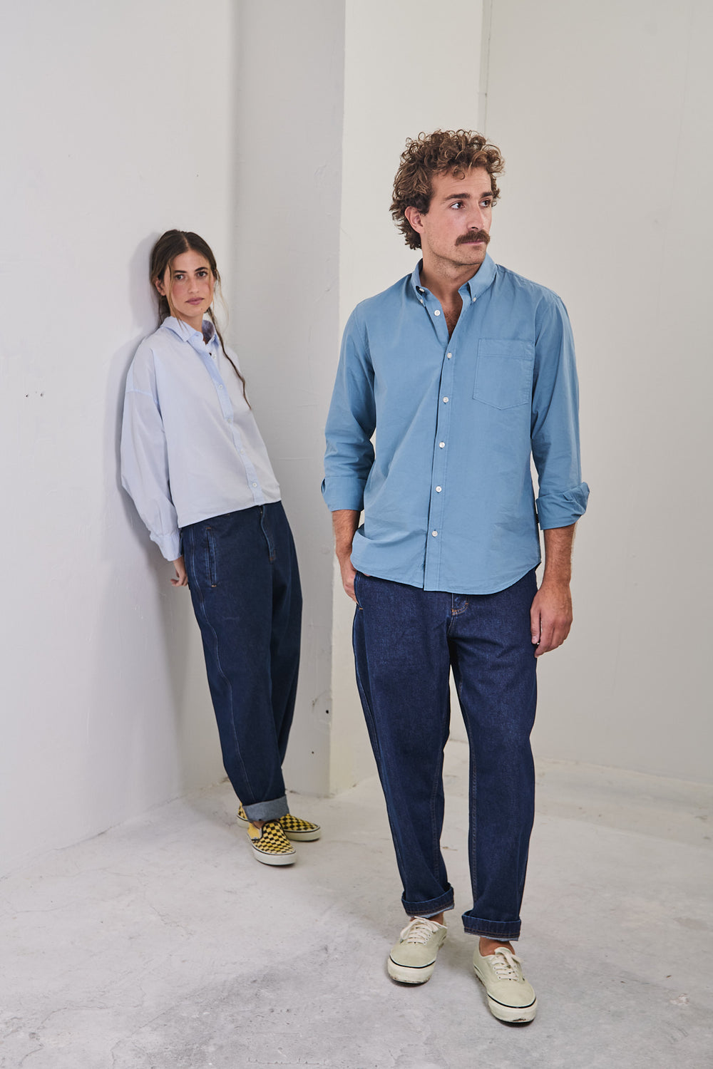 Cosme Denim - Pantalón tipo Chino Relaxed-Tapered Cut