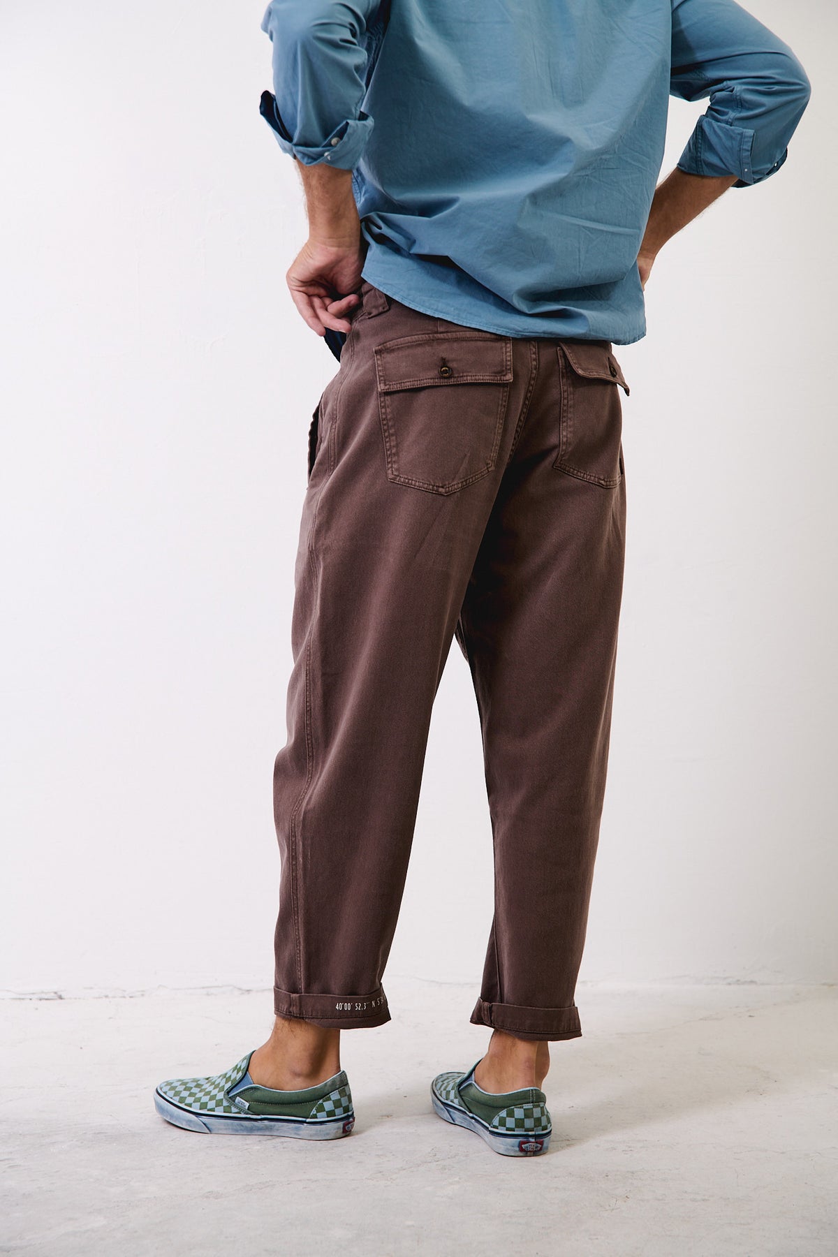 Cosme® Earth - Pantalón Capri Tipo Chino Relaxed-Tapered Cut