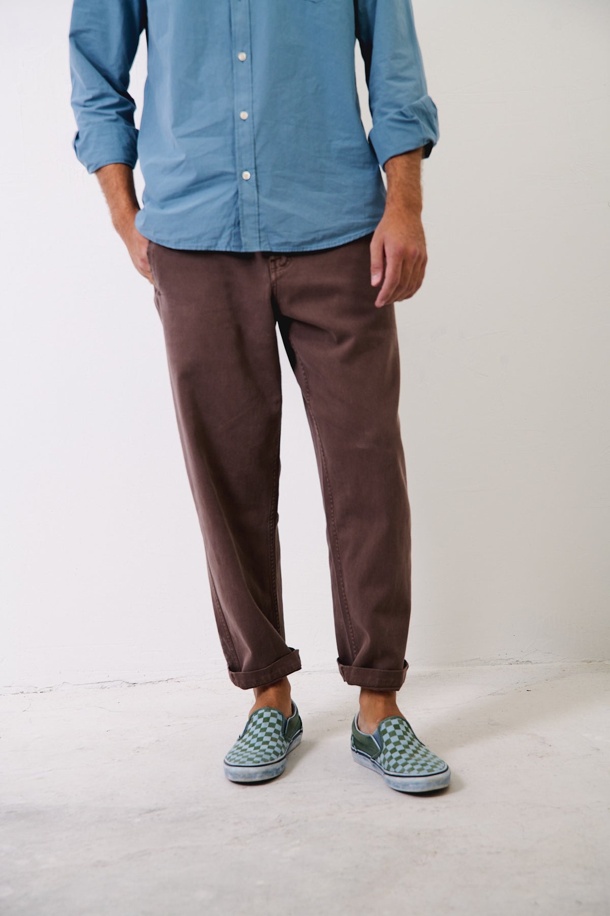Cosme® Earth - Pantalón Capri Tipo Chino Relaxed-Tapered Cut