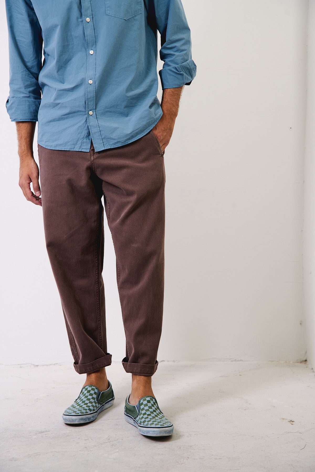 Cosme® Earth - Pantalón Capri Tipo Chino Relaxed-Tapered Cut