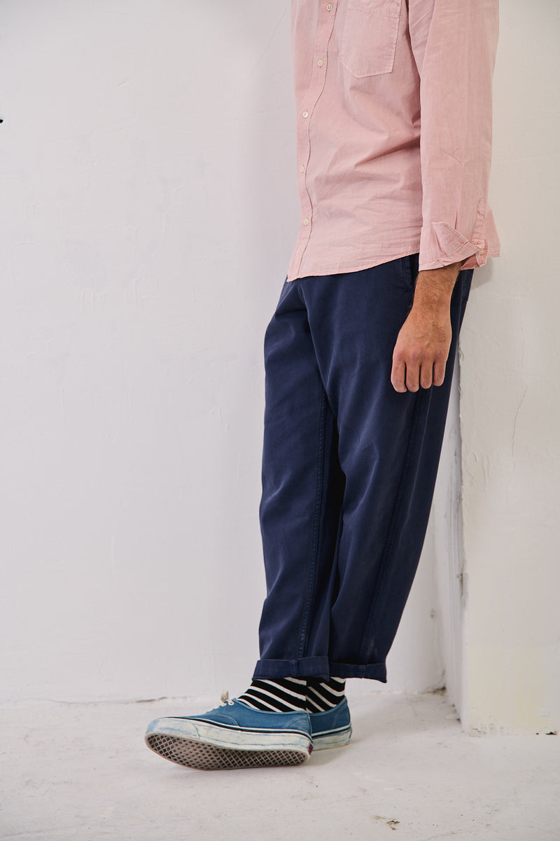Cosme® Deep Sea - Pantalón Capri Tipo Chino Relaxed-Tapered Cut