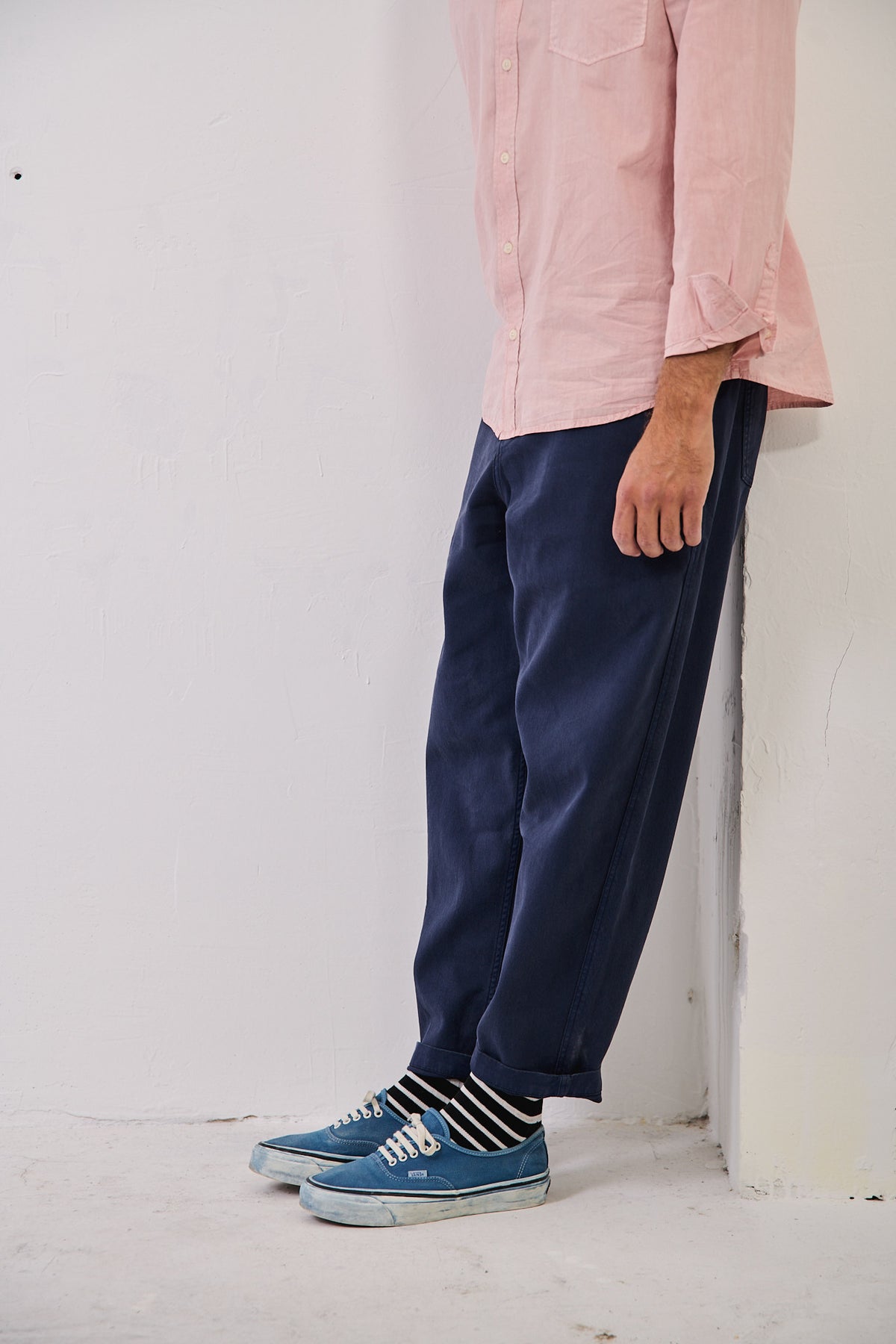 Cosme® Deep Sea - Pantalón Capri Tipo Chino Relaxed-Tapered Cut