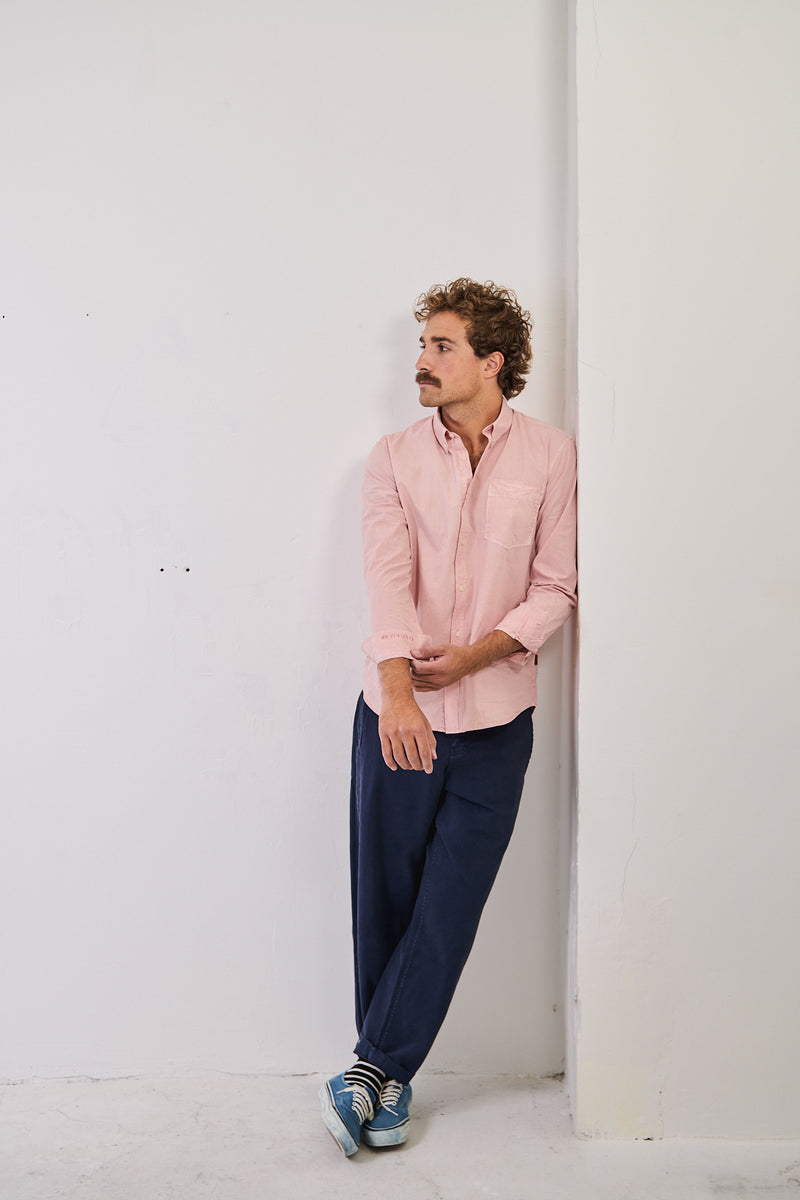 Cosme® Deep Sea - Pantalón Capri Tipo Chino Relaxed-Tapered Cut