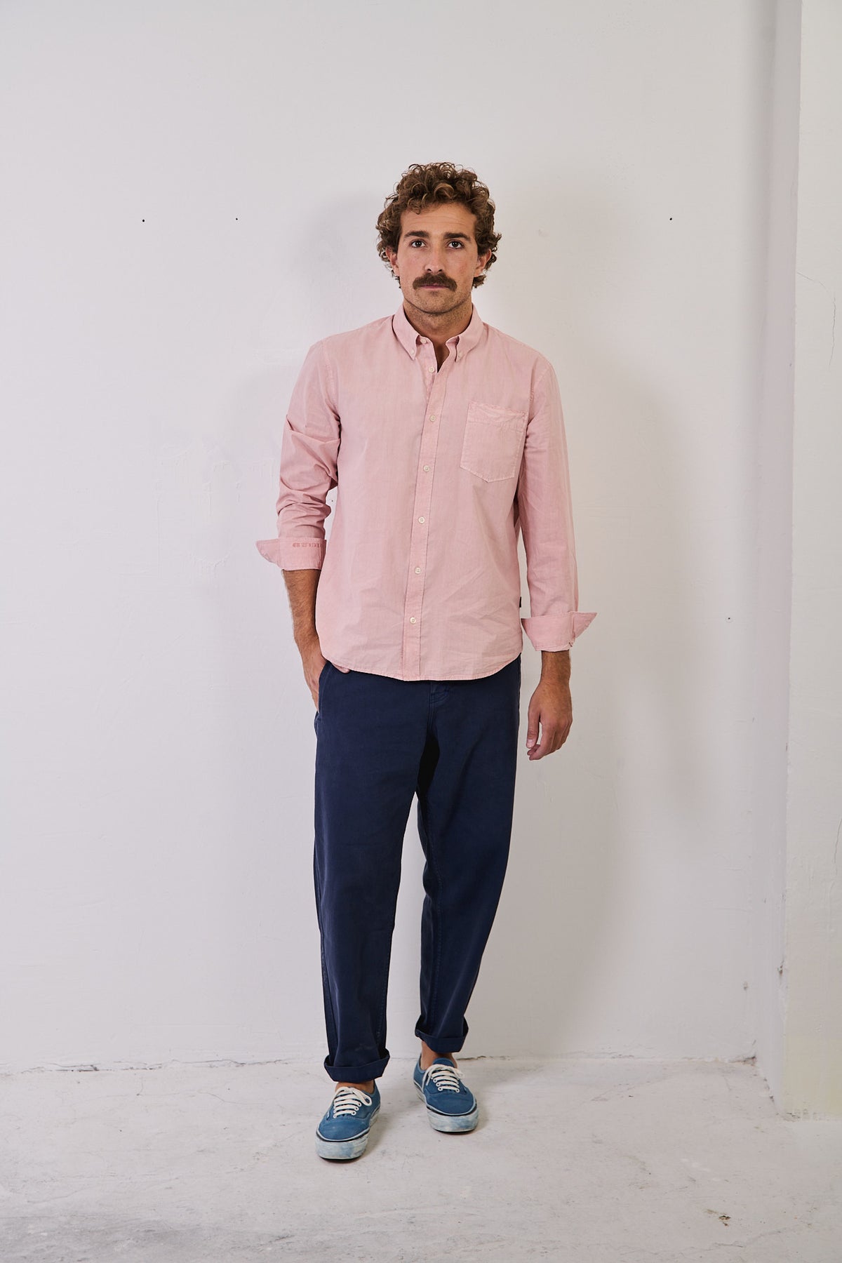 Cosme® Deep Sea - Pantalón Capri Tipo Chino Relaxed-Tapered Cut