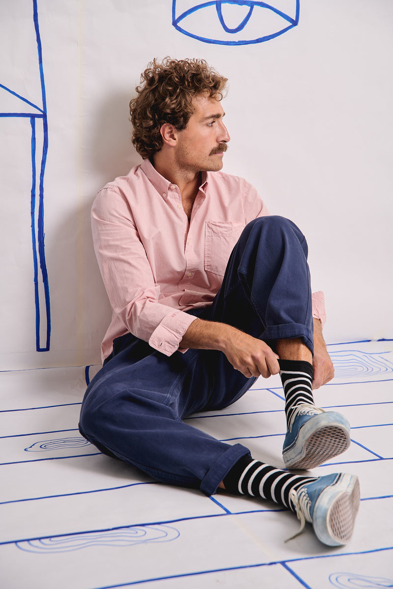 Cosme® Deep Sea - Pantalón Capri Tipo Chino Relaxed-Tapered Cut