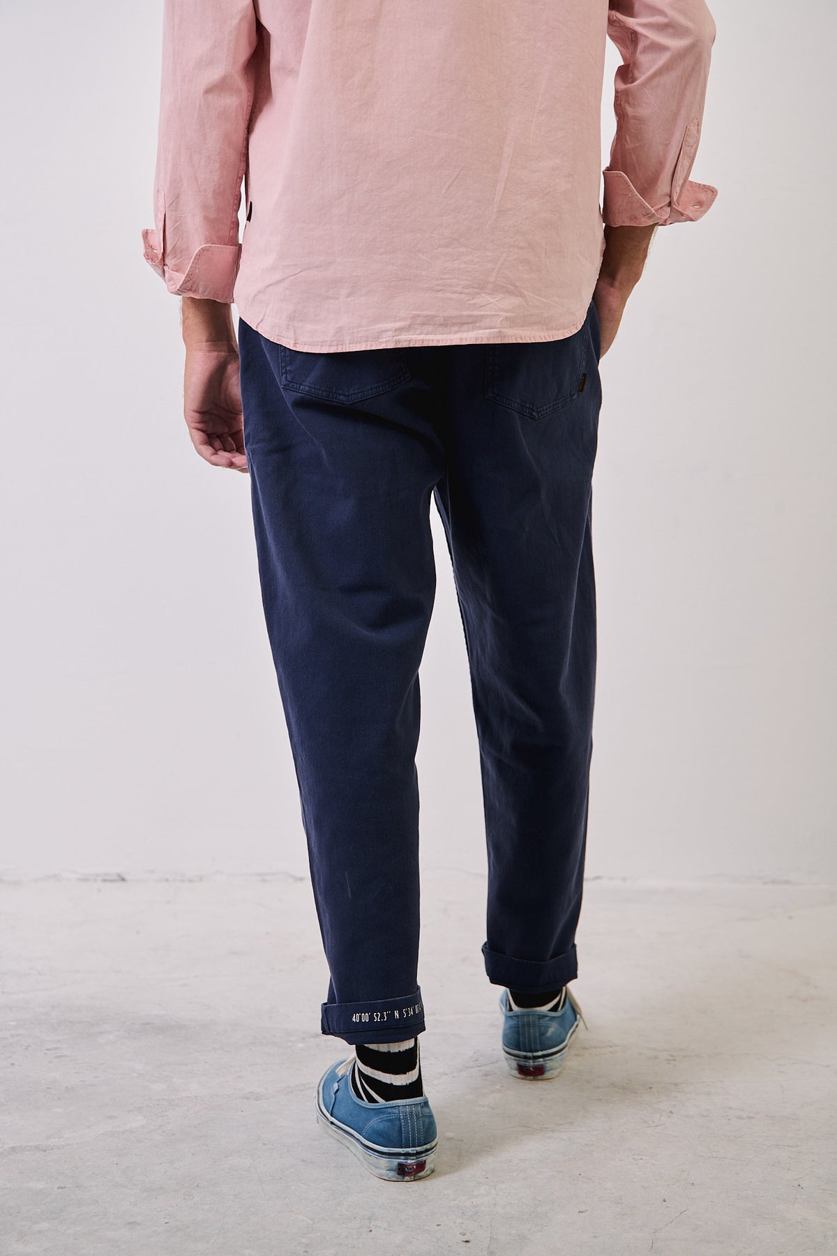 Cosme® Deep Sea - Pantalón Capri Tipo Chino Relaxed-Tapered Cut