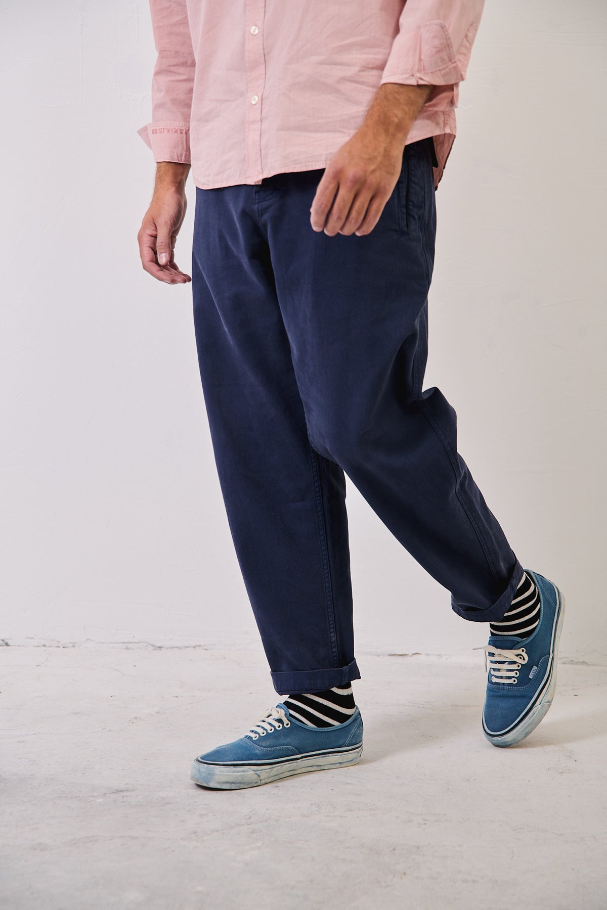 Cosme® Deep Sea - Pantalón Capri Tipo Chino Relaxed-Tapered Cut