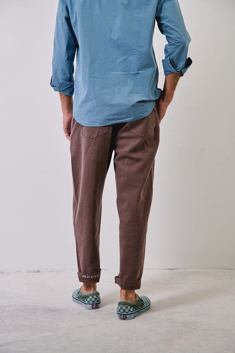 Cosme® Earth - Pantalón Capri Tipo Chino Relaxed-Tapered Cut