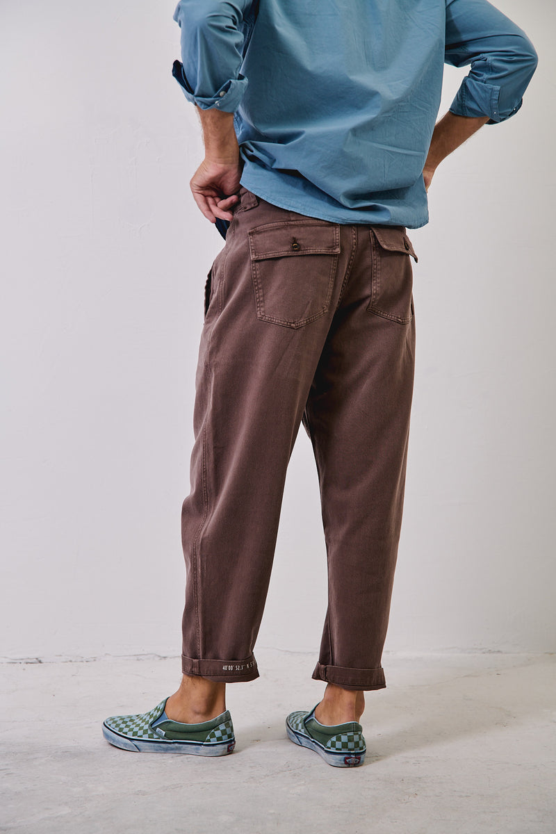 Cosme® Earth - Pantalón Capri Tipo Chino Relaxed-Tapered Cut