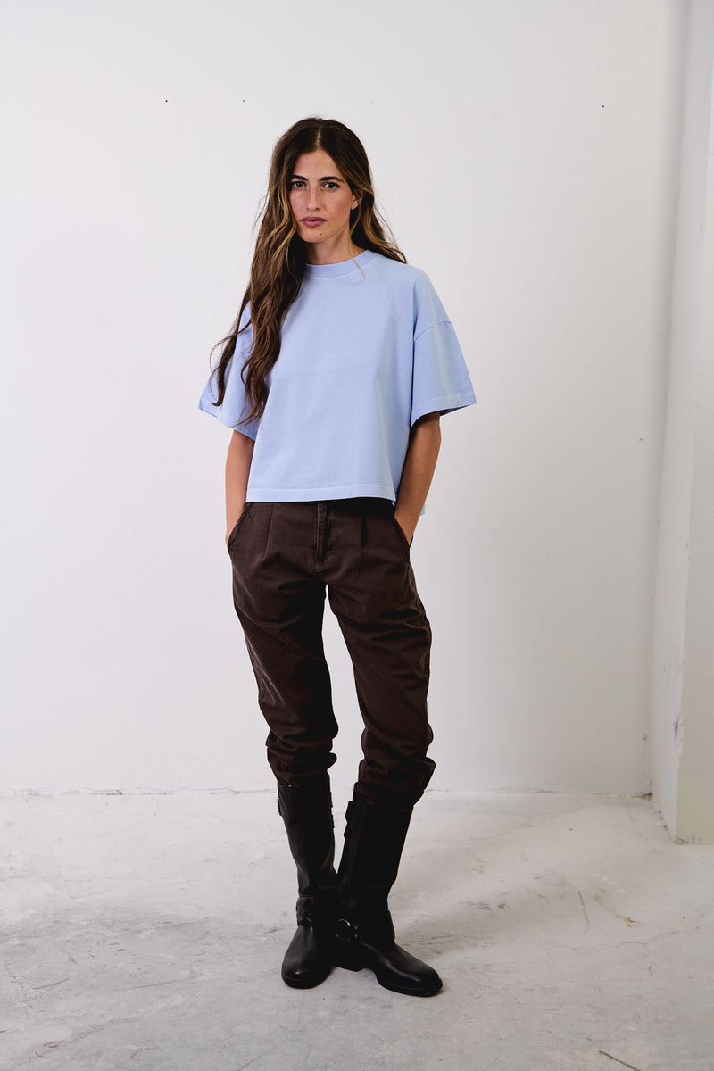 Daria Sky - Camiseta Boxy Fit