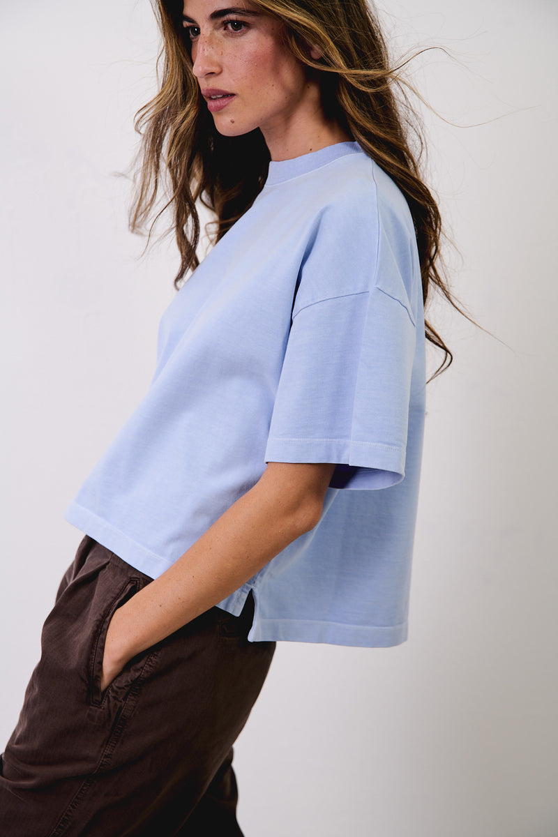 Daria Sky - Camiseta Boxy Fit