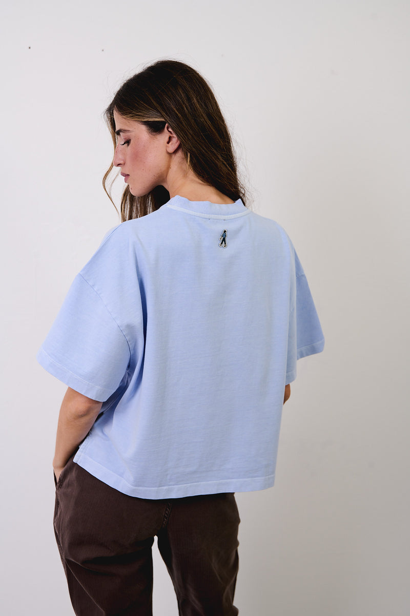 Daria Sky - Camiseta Boxy Fit