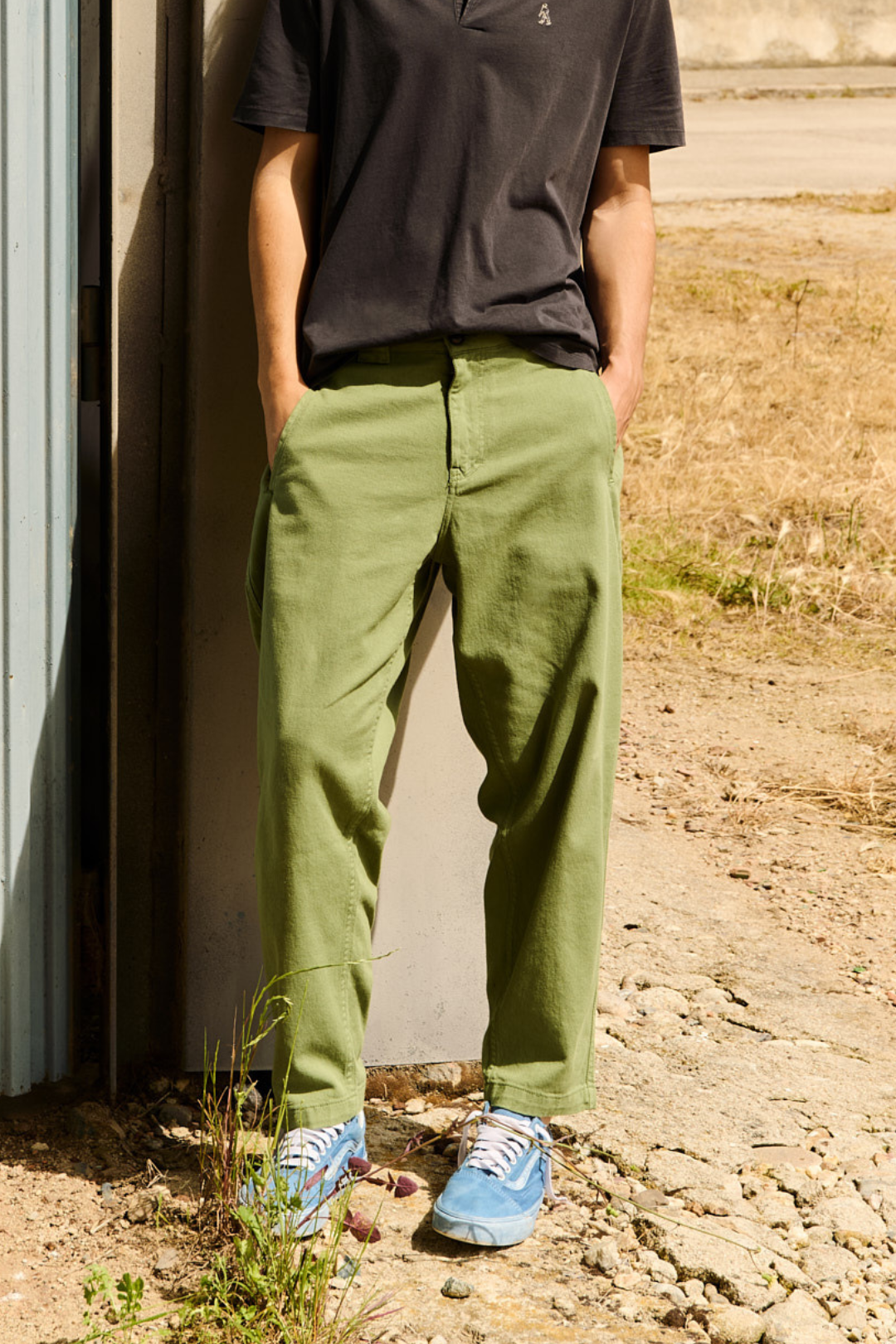 Cosme® - Pantalón Capri Tipo Chino Relaxed-Tapered Cut