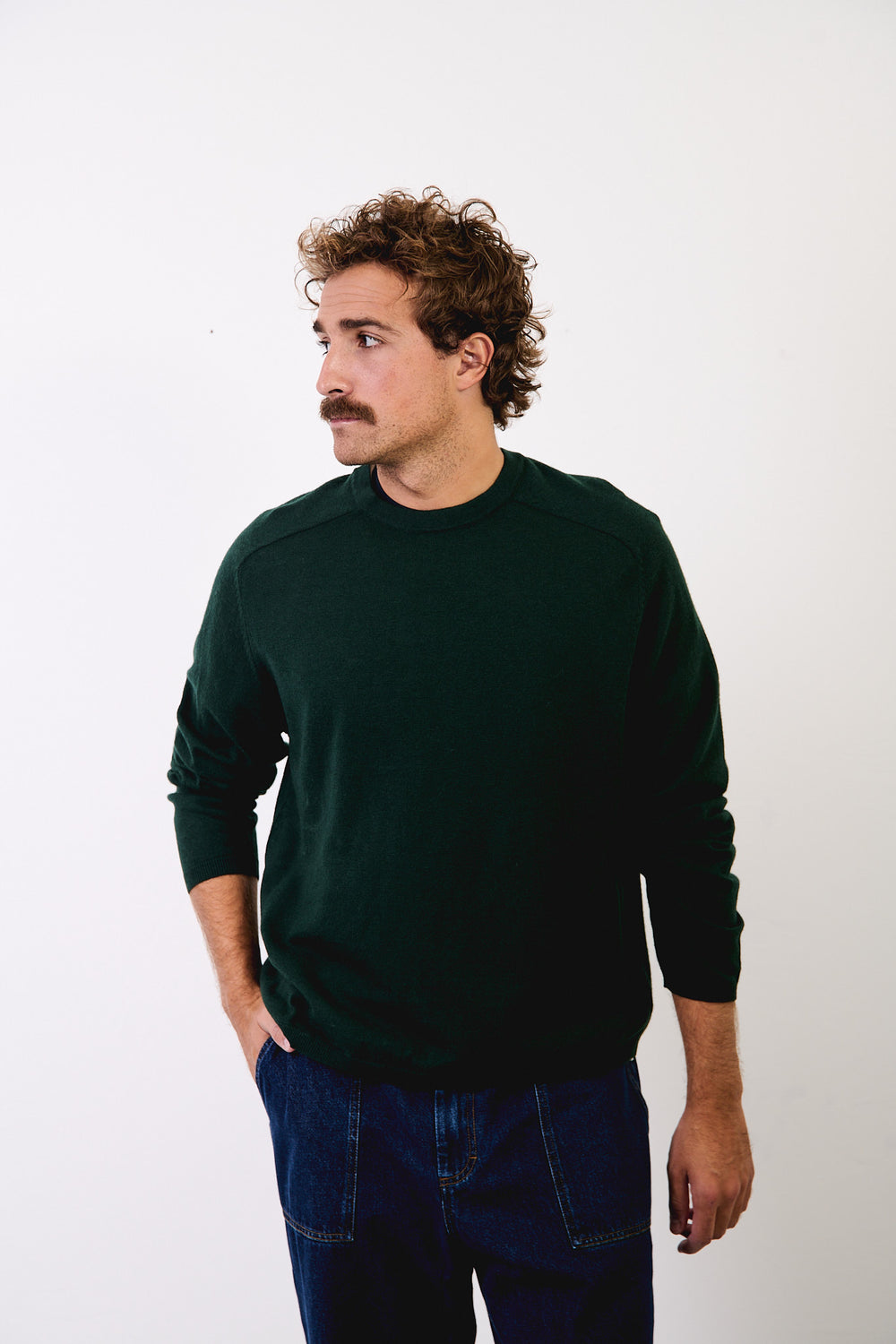 Eddie Regent Green - Jersey Cuello Redondo