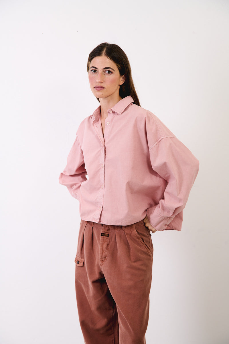 Grace Blush - Camisa boxy fit