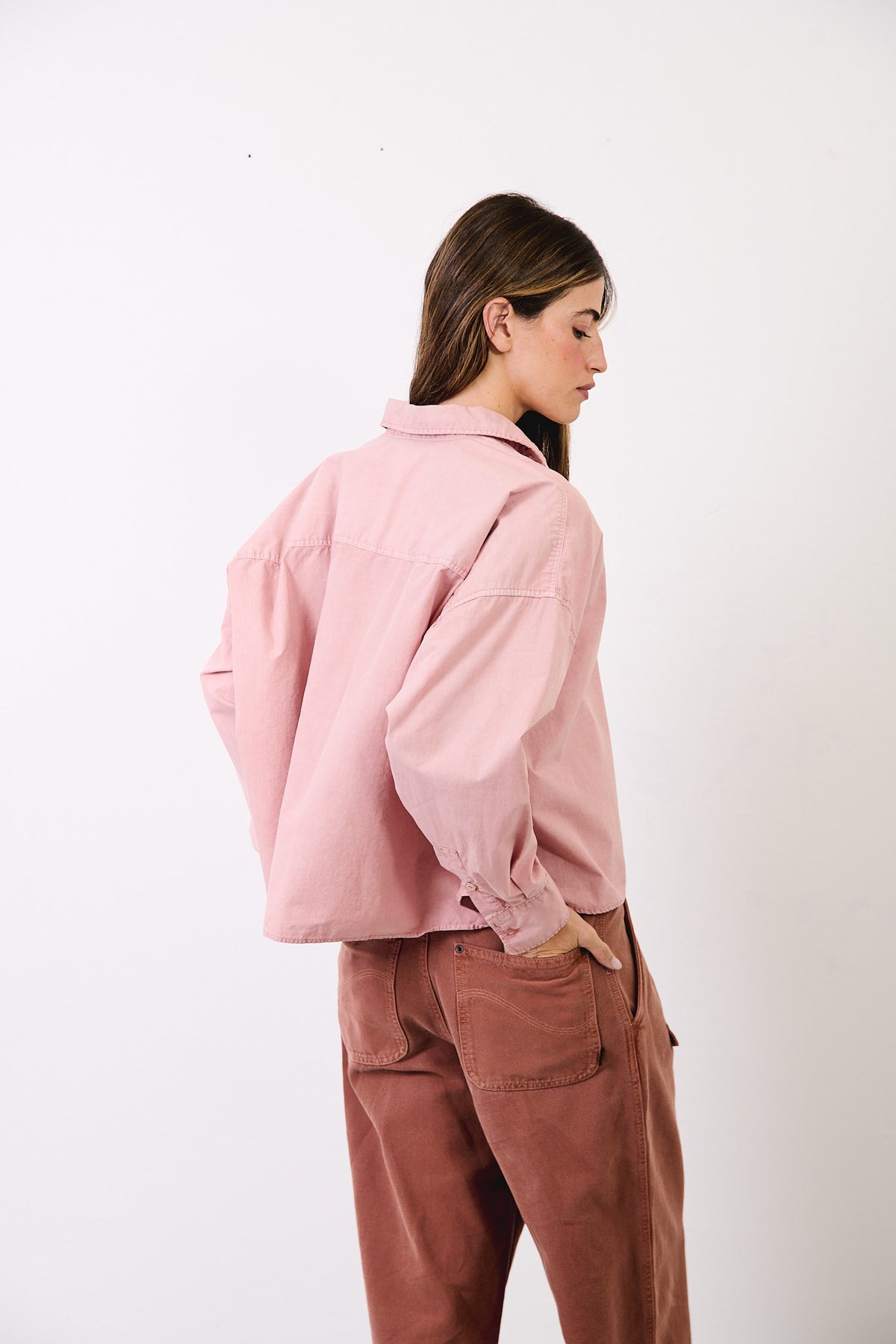 Grace Blush - Camisa boxy fit