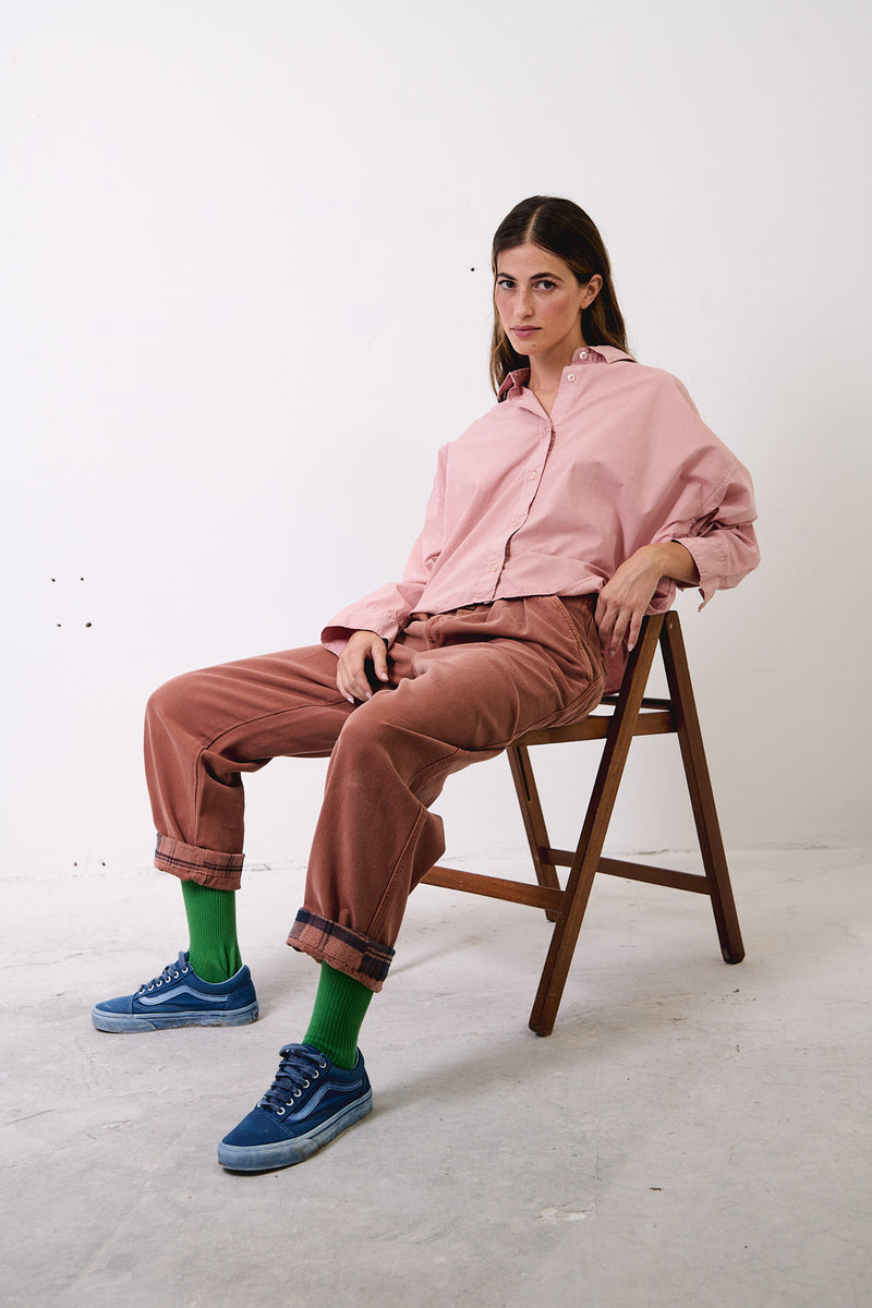Grace Blush - Camisa boxy fit