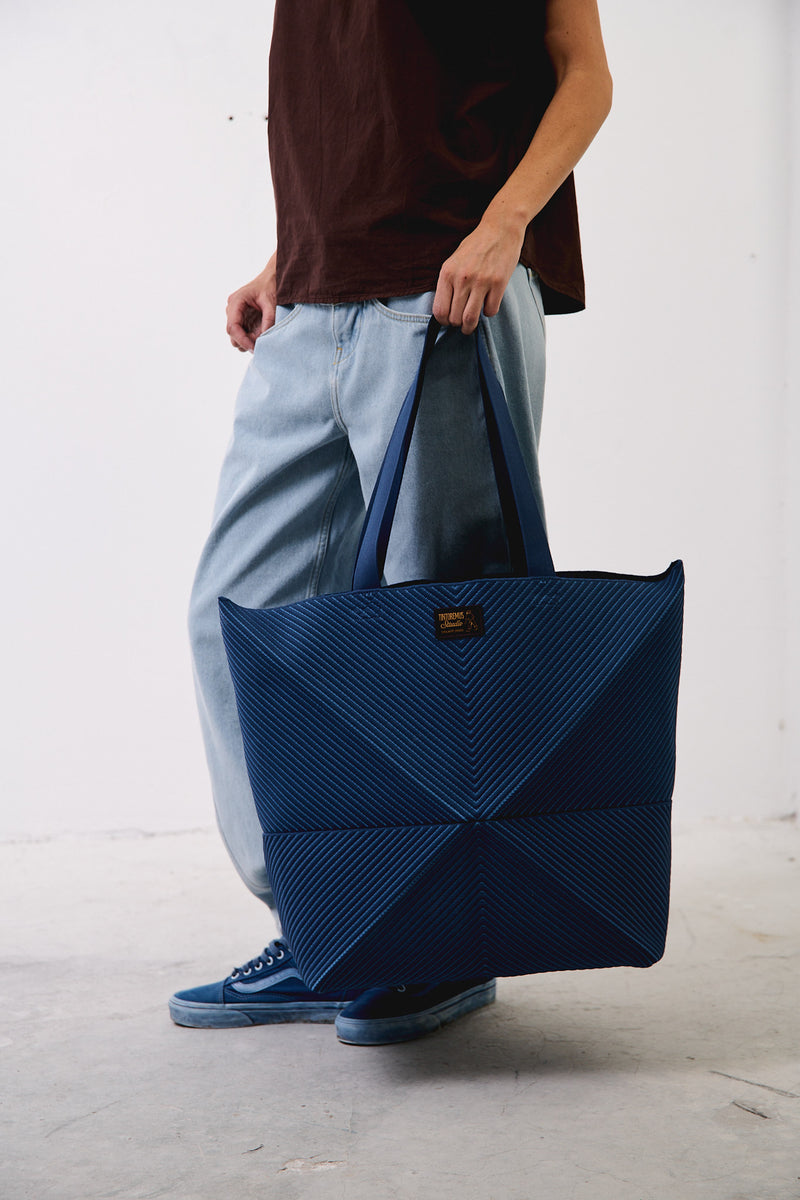 Grace Large Union Blue - Bolso knitbag