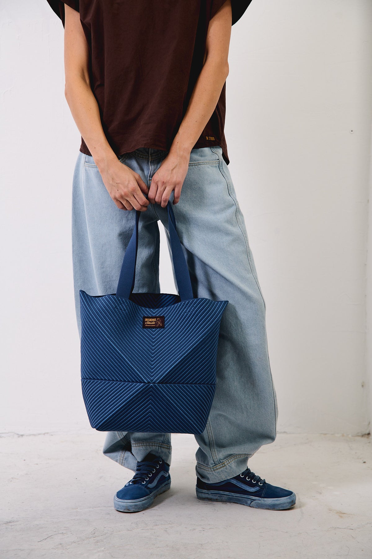 Grace Union Blue - Bolso knitbag
