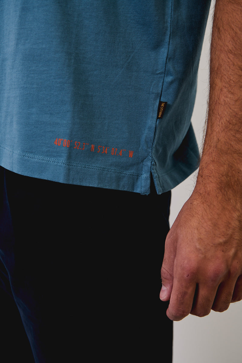 Henry Coordinates Blueing - Camiseta Contraste Regular Fit