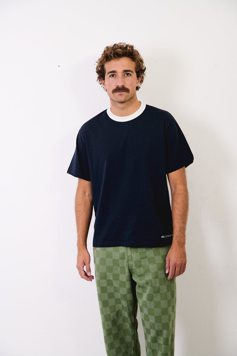 Henry Coordinates Marine - Camiseta Contraste Regular Fit