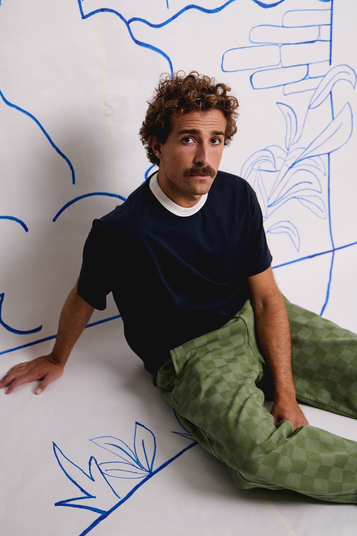 Henry Coordinates Marine - Camiseta Contraste Regular Fit