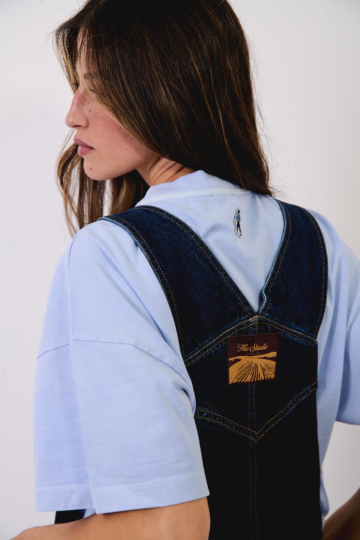 Hugh - Denim Relaxed Fit Dungaree