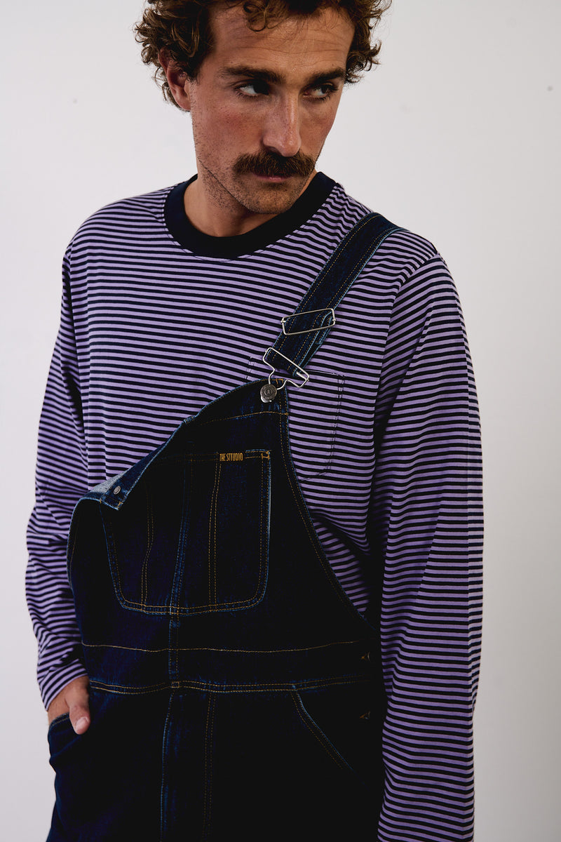 Hugh - Denim Relaxed Fit Dungaree
