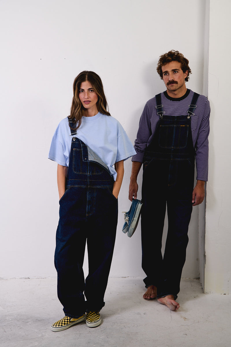 Hugh - Denim Relaxed Fit Dungaree