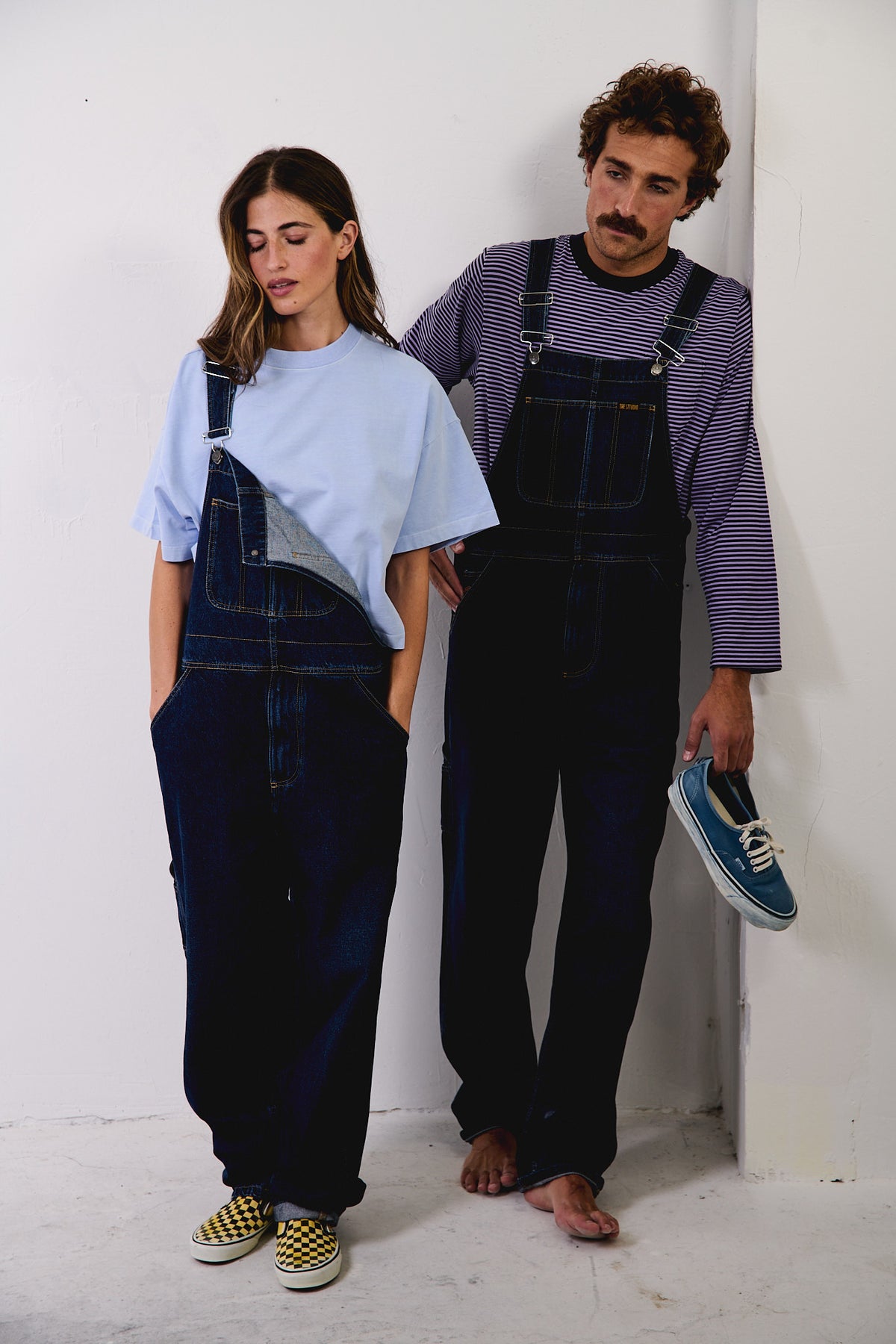 Hugh - Denim Relaxed Fit Dungaree