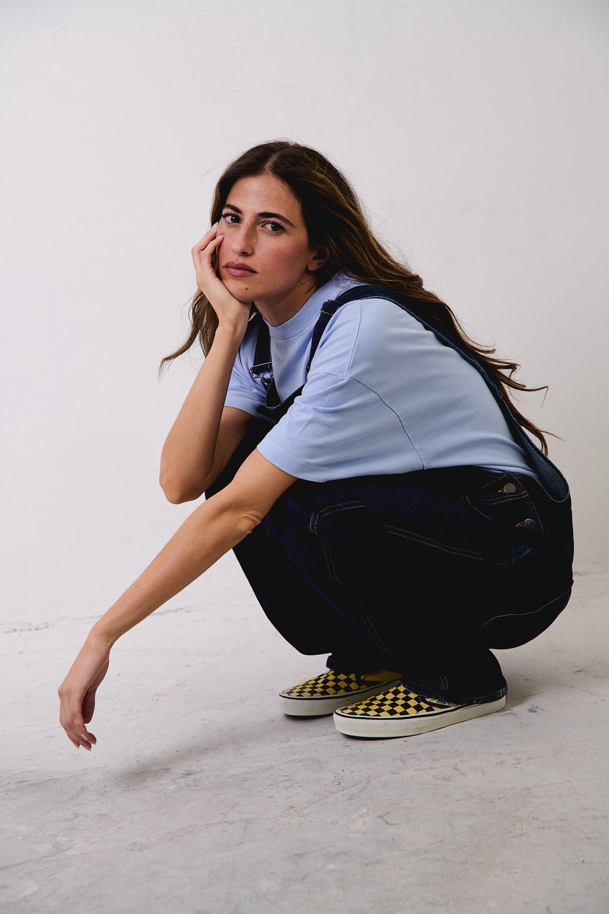 Hugh - Denim Relaxed Fit Dungaree