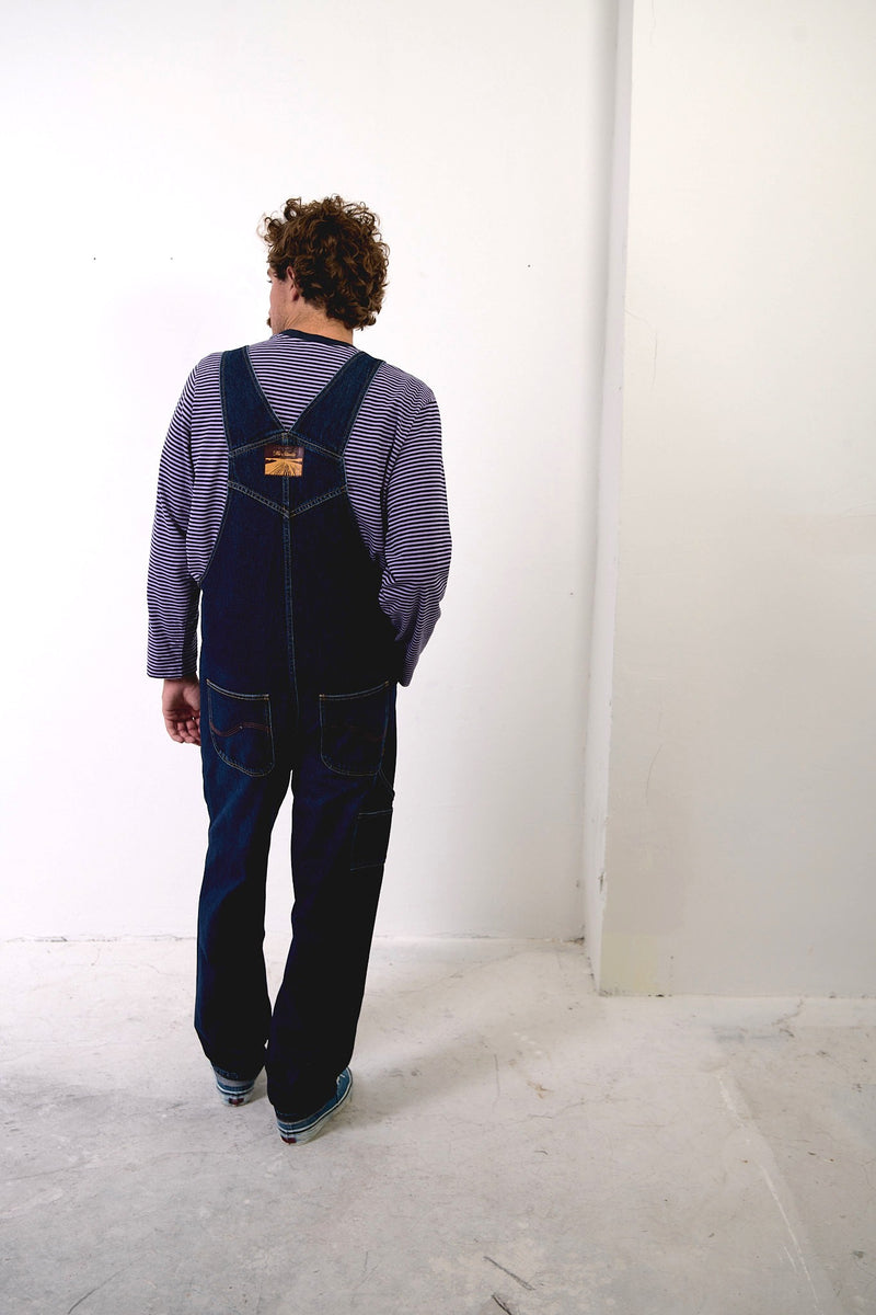 Hugh Dark Indigo - Peto Vaquero Unisex Relaxed Fit