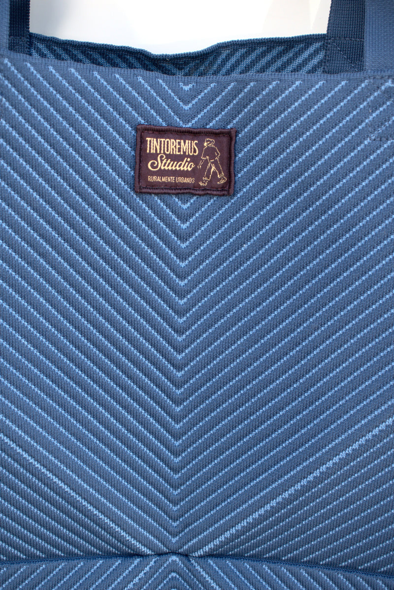 Grace Large Union Blue - Bolso knitbag
