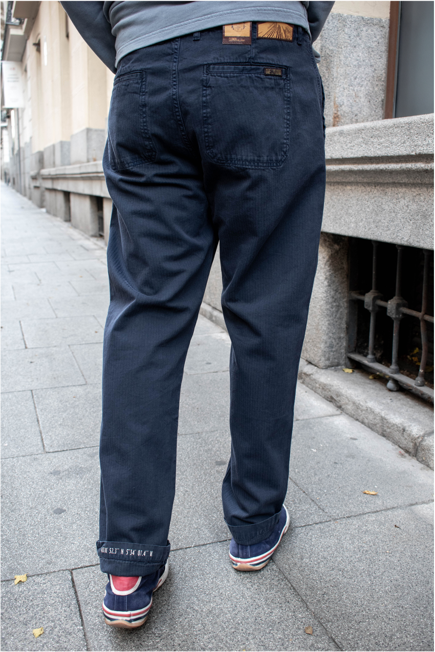 Clemen - Pantalón Chino Con Pinzas Straight Cut