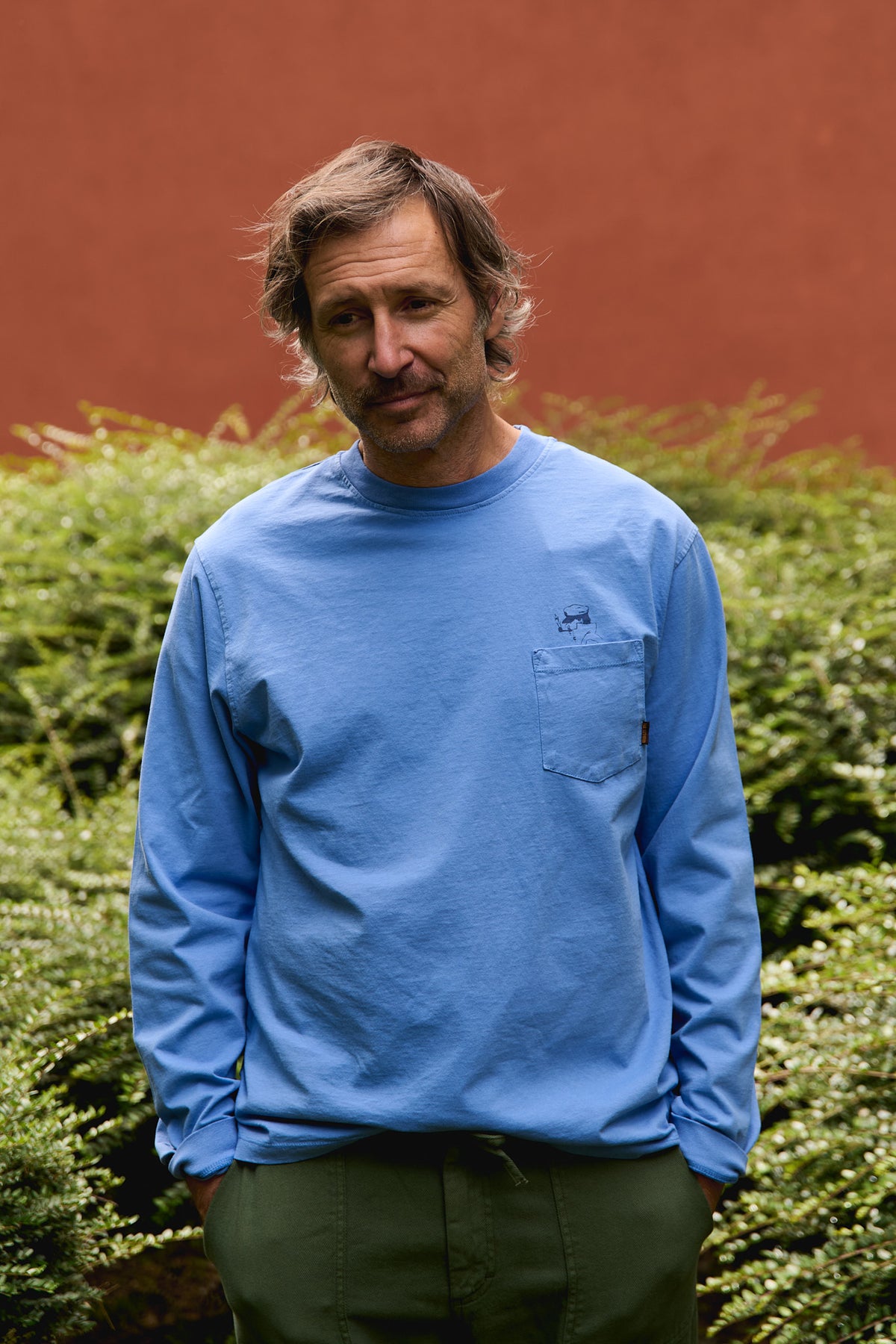Pierce Captain- Relaxed Fit Long Sleeve T-Shirt