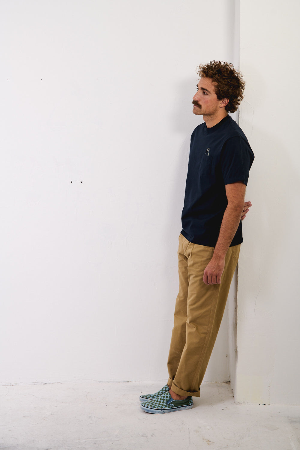Clemen Caramel - Pantalón Chino Con Pinzas Straight Cut