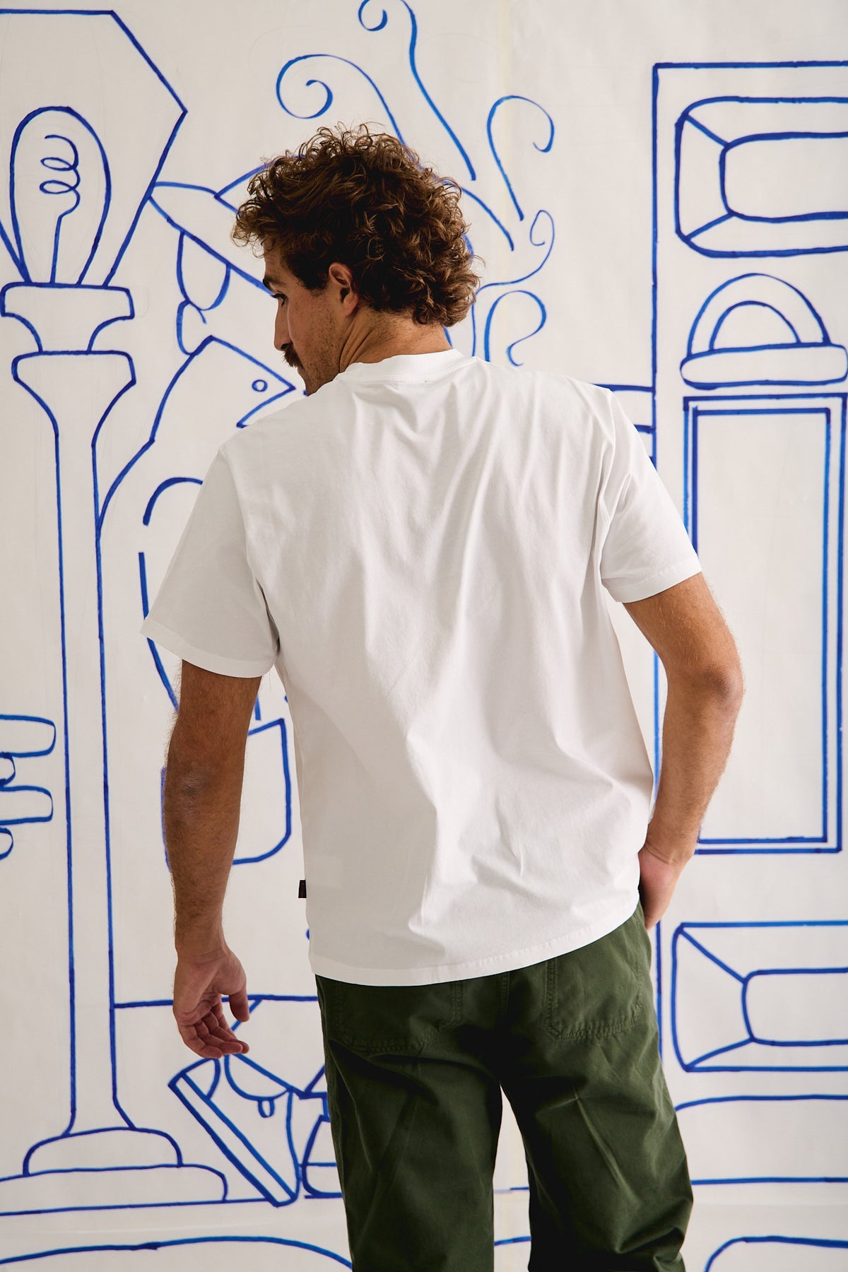 John Pocket White - Camiseta Manga Corta Regular Fit
