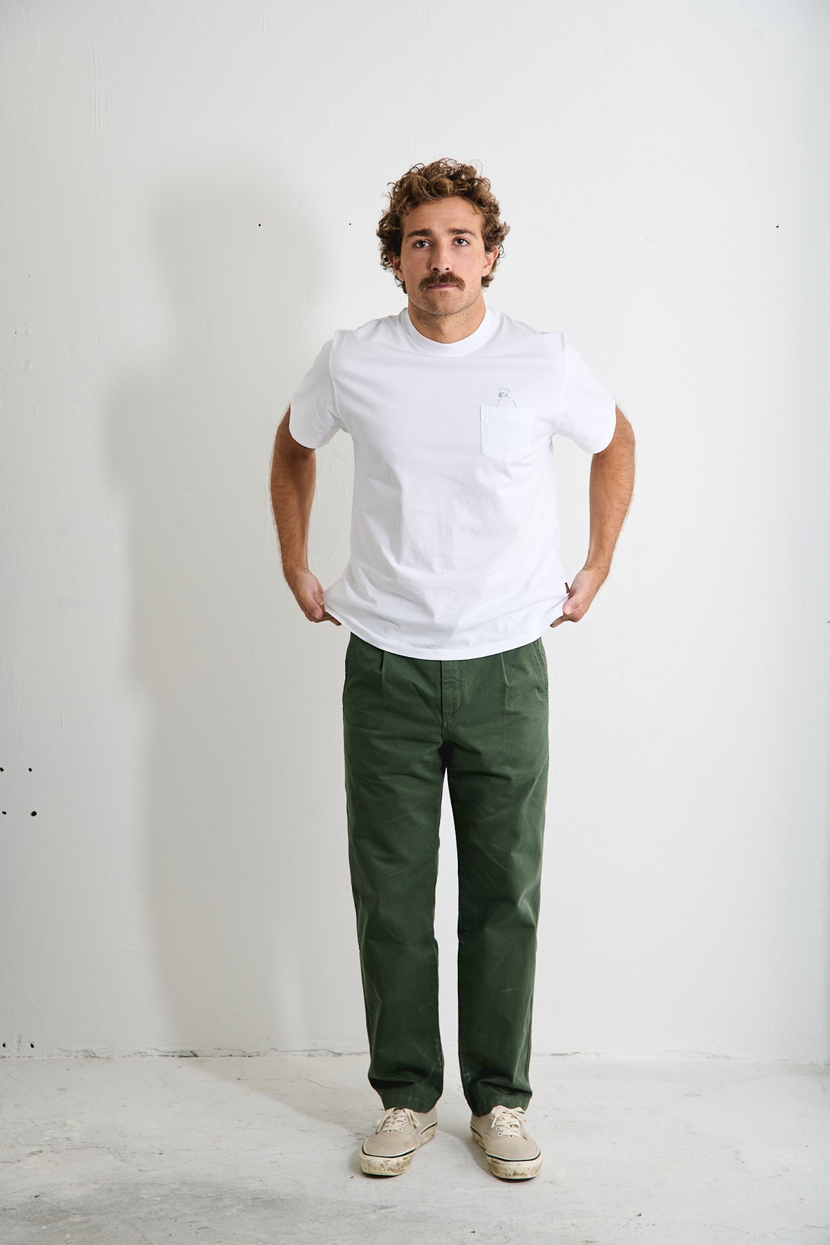John Pocket White - Camiseta Manga Corta Regular Fit